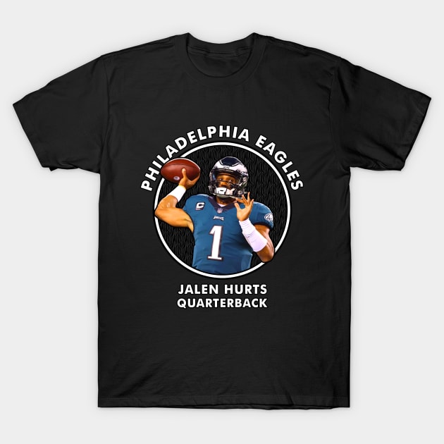 JALEN HURTS - QB - PHILADELPHIA EAGLES T-Shirt by Mudahan Muncul 2022